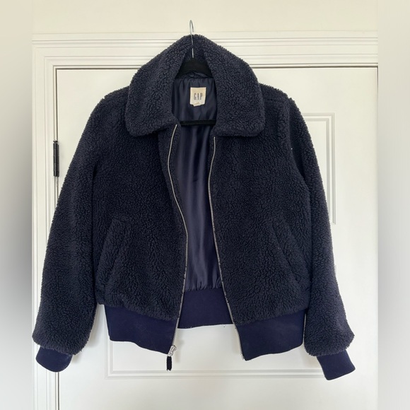 Gap teddy bomber jacket - Picture 1 of 5